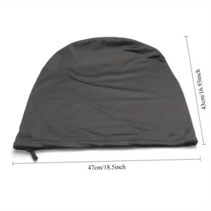 Borsa Peluche Casco Moto Scooter BiciCordoncino Protezione Poliestere NERO