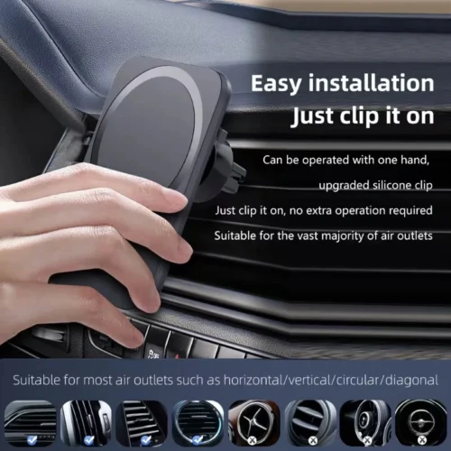 Supporto Magnetico Wireless Universale per Auto da 15W Compatibile per iphone