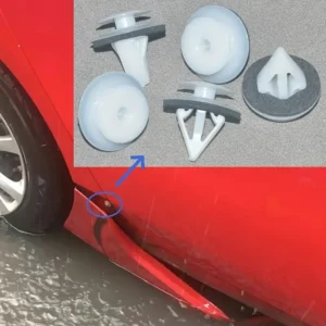 50x clip plastica bianca per fender laterale PER Mazda 3 5 6 CX-7 G18K-51-SJ3