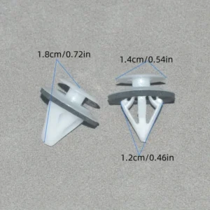 50x clip plastica bianca per fender laterale PER Mazda 3 5 6 CX-7 G18K-51-SJ3