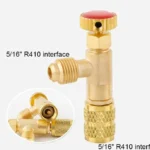 Adattatore valvola carica refrigerante R410 5/16" SAE maschio a 5/16 SAE Female