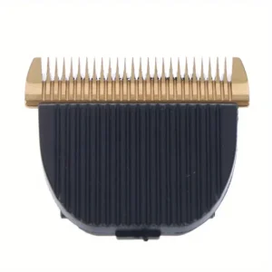 Pettine Guida Tagliacapelli Ricambio Plastica Nera Metallo Dorato Toelettatura
