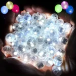 20x Luci Palloncini Luce bianca Rotonda LED Decorazioni natale batteria inclusa