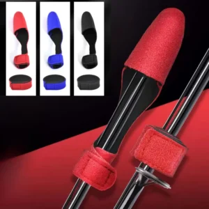 1 Pezzo Manicotti Gomma NERO Canna Pesca Protezioni Elastiche Punta