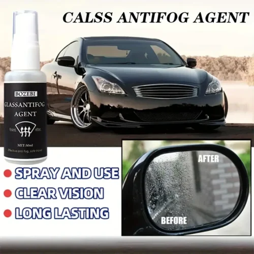 Spray Anti-Fog Finestre Auto Caschi Rimuove Nebbia Parabrezza Specchietti