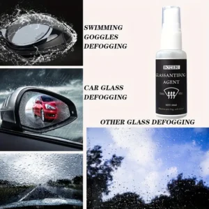 Spray Anti-Fog Finestre Auto Caschi Rimuove Nebbia Parabrezza Specchietti