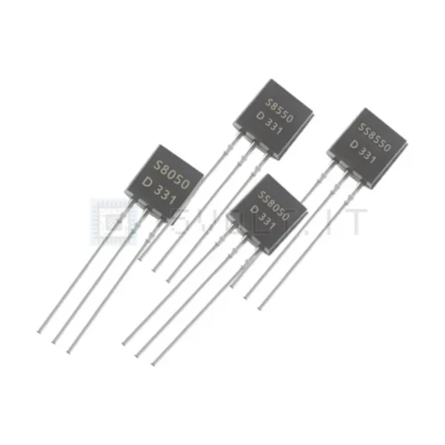 10 Coppie 10 Pezzi S8050 + 10 Pezzi S8550 di Tipo TO-92