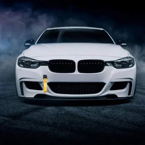 Cinghia Traino JDM Racing ABS Gancio Rimorchio Autoadesivo NERO Bumper