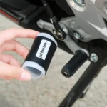 Protezione Scarpe Moto NERA Gomma Spessa Copertura Antipolvere Cambio Moto