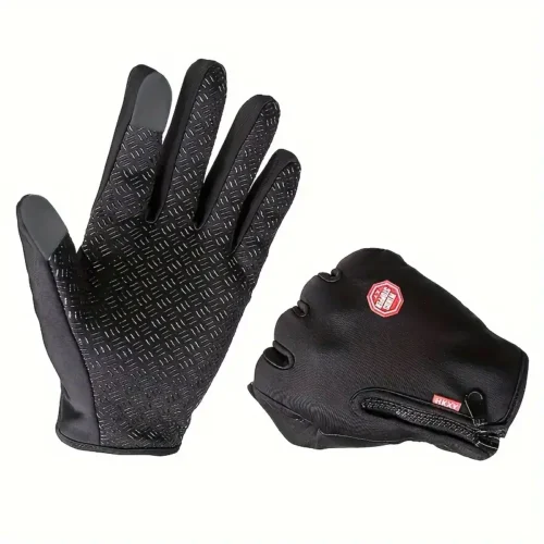 Guanti Motociclista Unisex Taglia L Invernali Touchscreen Isolamento Termico