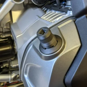 Chiave Apertura Tappo Olio Motore per BMW R1200 R1250 Nero Resistente Ergonomico