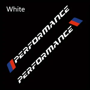 Adesivi Auto Performance Strisce Vinile Decorative Portiere Parabrezza BIANCO