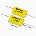 2 pezzi 250V 2.2UF Condensatori Audio Assiali Precisione Circuito