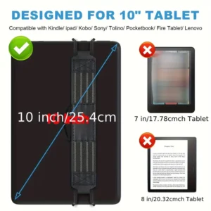 Supporto Tablet Alta Elasticità Pelle Sintetica Regolabile per iPad Kindle