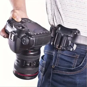 Sistema Clip Cintura Holster Fotocamera DSLR SLR Canon Nikon Sony