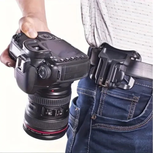 Sistema Clip Cintura Holster Fotocamera DSLR SLR Canon Nikon Sony