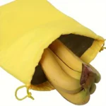 Borsa Stoccaggio Banane Gialla PP Resistente Lavabile Organizzazione Frutta