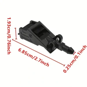 2x ugello lavavetri per VW Passat Golf Bora Beetle Touareg 6E0955985B nero