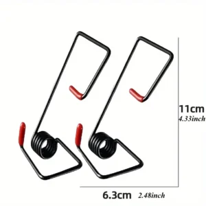 Potenziatori Molla Pressione Braccio Tergicristallo Auto Set 2 Pezzi NERO