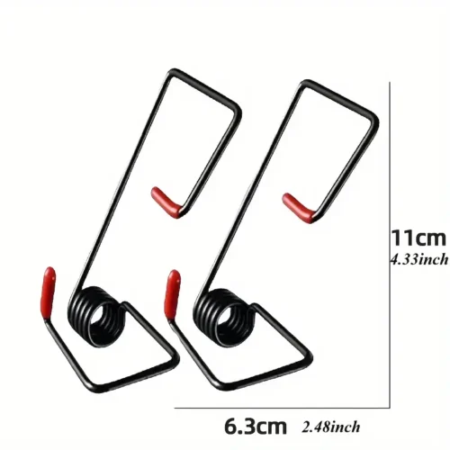 Potenziatori Molla Pressione Braccio Tergicristallo Auto Set 2 Pezzi NERO