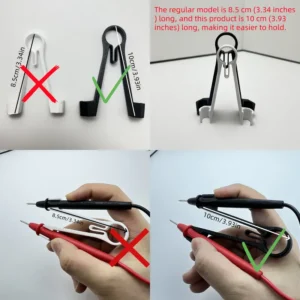 Porta Penna BIANCO Multimetro Supporto Prova Operazione Stabile Cavi