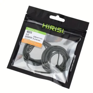 Tubo Silicone Ami Pesca Carpa 3m Anti-groviglio Clip Piombino 0.5mm