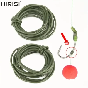 Tubo Silicone Ami Pesca Carpa 3m Anti-groviglio Clip Piombino 0.5mm