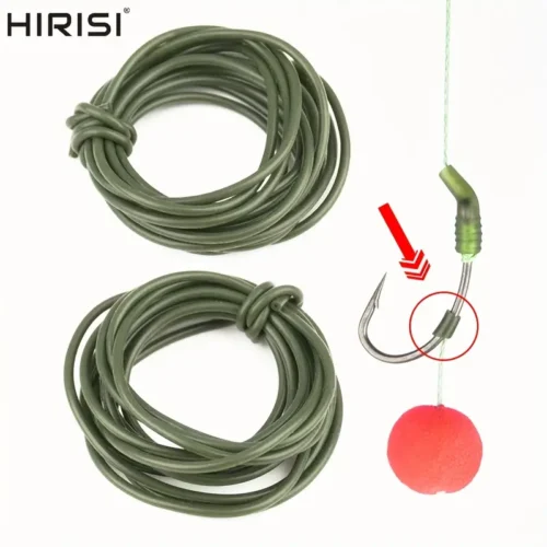 Tubo Silicone Ami Pesca Carpa 3m Anti-groviglio Clip Piombino 0.5mm