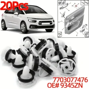 20x clip montaggio pannello porta per Renault 7703077476 accessori interni