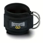 Cintura NERA Caviglia Sollevamento Pesi Estensioni Chiusura Sicura Fitness