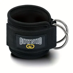 Cintura NERA Caviglia Sollevamento Pesi Estensioni Chiusura Sicura Fitness