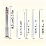 Set di punteruolo Multiuso da 5 pezzi Alluminio cucire aghi Riparazione Cucito