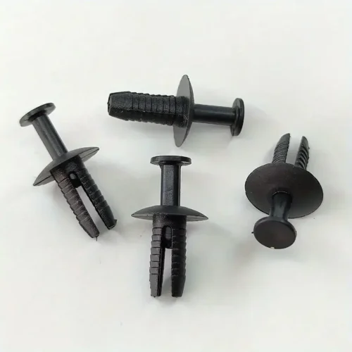 152-2.webp 30x clip rivetti plastica nera per BMW 6mm rifiniture porte OEM 51111908077