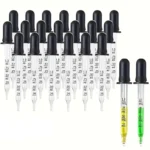 Contagocce Vetro 1ml Silicone e Borosilicato Tarato Accurato