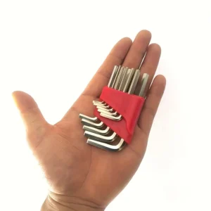Chiavi Esagonali Metriche Imperiali Set 11 Pezzi Design Braccio Corto