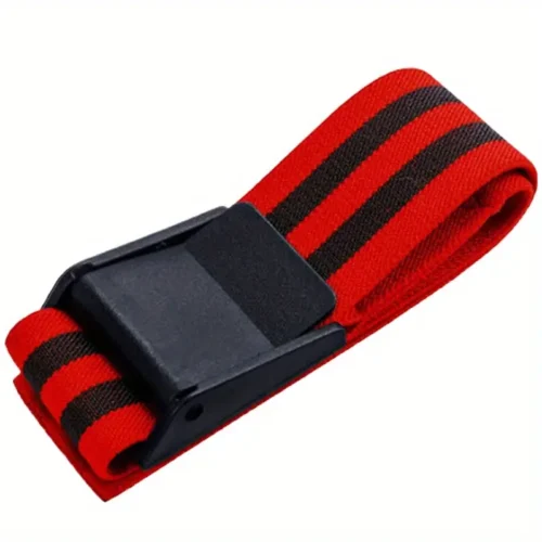 Fasce Elastiche Rilascio Rapido Restrizione Flusso Sanguigno Poliestere ROSSO