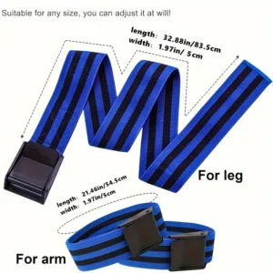 Fasce Elastiche Rilascio Rapido Restrizione Flusso Sanguigno Poliestere ROSSO