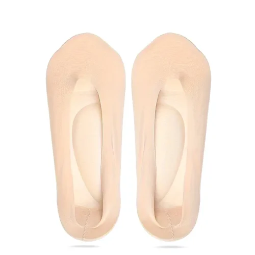 2pz Calzini 3D Supporto Arco Bambini BEIGE Tessuto Traspirante Estate Autunno