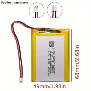 Batteria al Litio Polimerica 3.7V 4000mAh 904968 Ricaricabile Grande Capacità