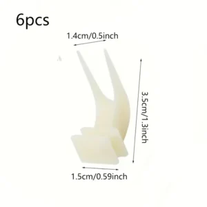 Set 6 Forchette Frutta Gabbia Uccelli Accessori Facili Pulire Resistente