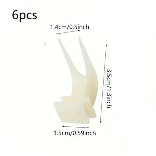 Set 6 Forchette Frutta Gabbia Uccelli Accessori Facili Pulire Resistente