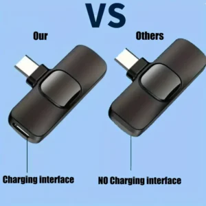 Microfono Wireless FengYang Controllo Vocale Ricarica USB-C Podcast