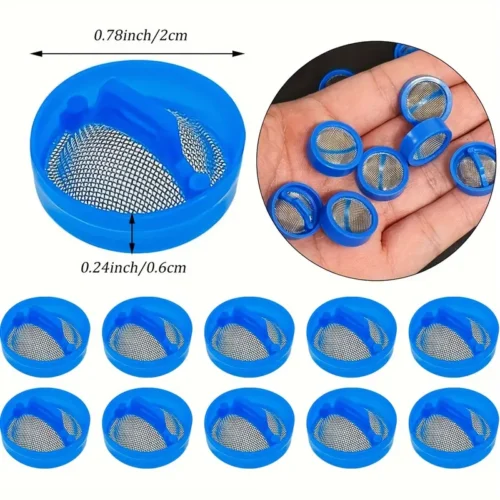 3x Filtri Valvola Ingresso Acqua Lavatrice Plastica Ricambio