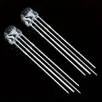 10 pezzi LED RGB multicolore da 5 mm pin lunghi 31,2 mm circuiti e progetti