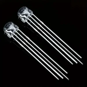 10 pezzi LED RGB multicolore da 5 mm pin lunghi 31,2 mm circuiti e progetti