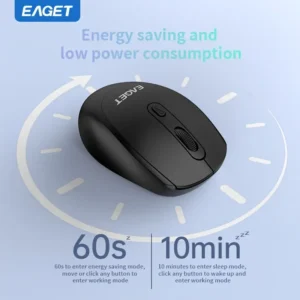 Mouse Wireless EAGET 2.4GHz Silenzioso Portatile Notebook Laptop