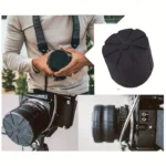 Copriobiettivo Silicone Universale DSLR 60-80mm Impermeabile