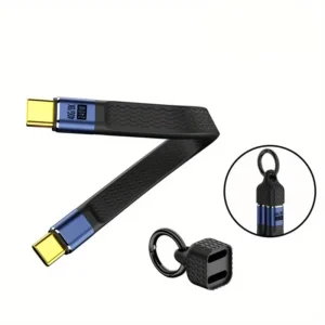 Cavo USB 4.0 240W NERO USB-C a USB-C 40Gbps 8K@60Hz Power Bank Laptop