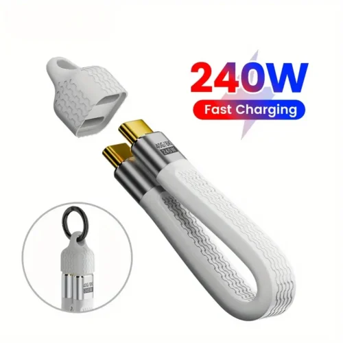 Cavo USB 4.0 240W NERO USB-C a USB-C 40Gbps 8K@60Hz Power Bank Laptop