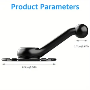 Base Supporto Auto Rotante Telefono Cruscotto GPS Testa Sfera 17mm